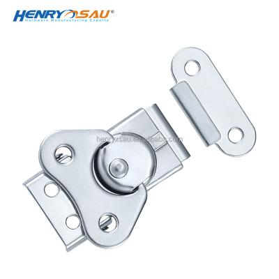 China Steel Flight Case Mini Stainless Material Surface Mount Twist Lock Flight Case Butterfly Latch Turn Lock Cylinder For Machinery Equipment for sale