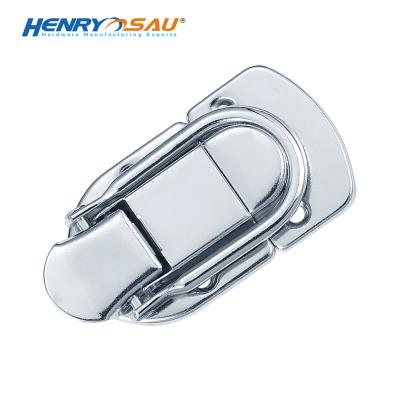 China Customized Mechanical Iron Safe Toggle Tool Suitcase Lock Suction Latch Rotary Lock For Boxes Music Box Lock Aluminum Material for sale