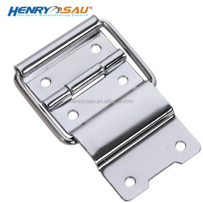 China China factory six-hole supporting and connecting strut hinges with metal lidstay hinge for road case hardware parts tool case hardware fittings hinge for sale