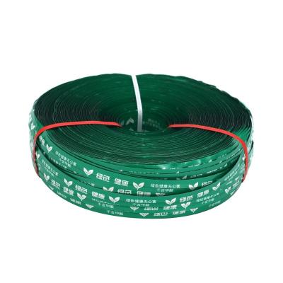 China Moisture Proof High quality Waterproof soft garden plant twist tie packing wire metallic Printed Vegetables Twist Ties for supermarket for sale