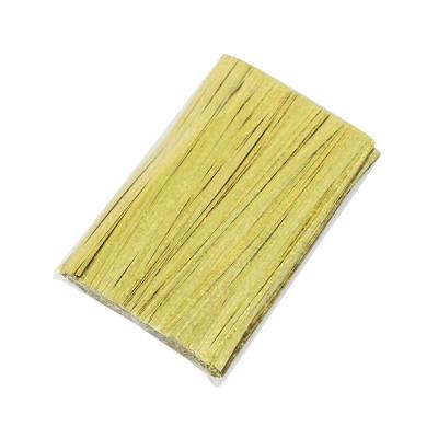 China Moisture Proof Best Price Plastic clips plastic laser Twist Ties Galvanized Wire 10cm for Bread Lollipops Gifts Packaging oem for sale