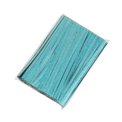 China Moisture Proof High quality 1000pcs/bag Plastic laser Twist Ties twist tie wire for Cookie Candy Sweet Cup Cake bag for sale