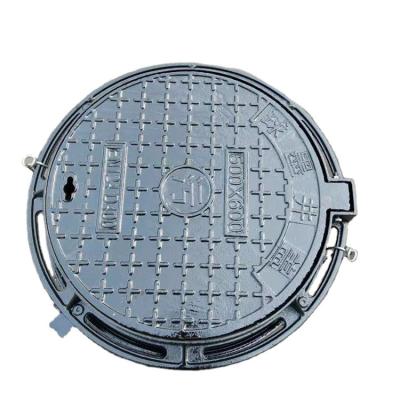 China Street Modern Round Cast Iron Manhole Cover Malleable Square Manhole Cover for sale