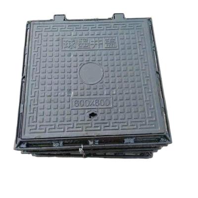 China Modern Wholesale Square Cast Malleable Manhole Cover And Circular Sewer Cover for sale