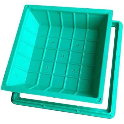 China Modern Invisible Manhole Cover Reinforced Square Frp Composite Resin Manhole Cover for sale