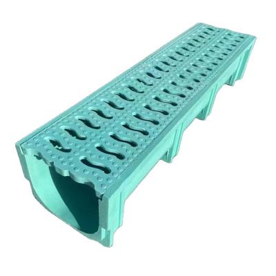 China Factory direct sale modern drainage ditch rainwater resin gutters U-shaped drainage for sale