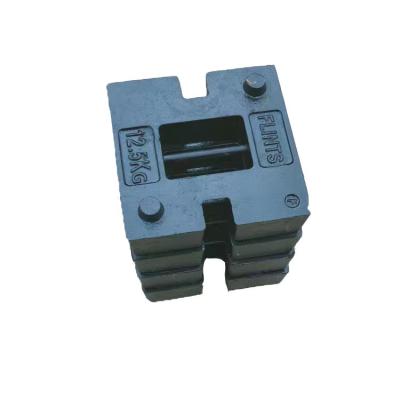 China Industry Industrial Casting Counterbalance Monolithic Iron Hoist Counterweight Iron for sale