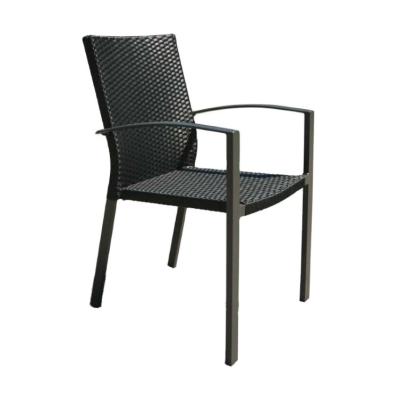 China Weather Outdoor Furniture PE rattan outdoor garden chairs garden furniture Aluminium tube frame for sale