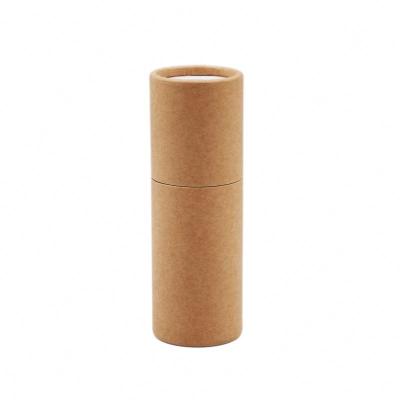 China Recyclable Eco Friendly Cardboard Paper Lipstick Case Empty Lip Gloss Tube With Brush for sale