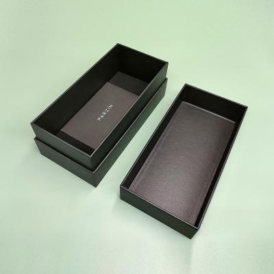 China Handmade wholesale custom logo printing lid and bottom rigid eco packaging paper box take off lid box for sale