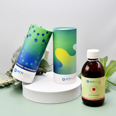 China Eco-Friendly Paperboard Cosmetic Container Skin Care Perfume Bottle Paper Tube Custom Printing Biodegradable Packaging for sale