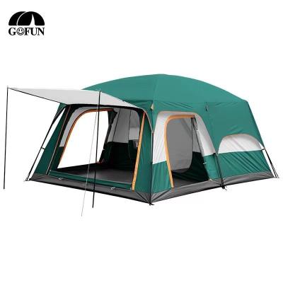 China Waterproof Camouflage / Field Game 8 People Large Camping Tents , Family Camping Outdoor Tent for sale