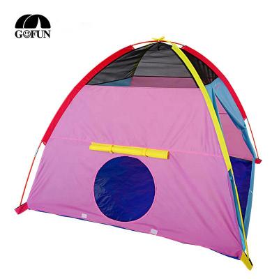 China Multicolored Polyester Sports Toy Tent For Indoor And Outdoor Use, Pink Play Tent, Play Tent For Kids With Compact Carrying Case for sale