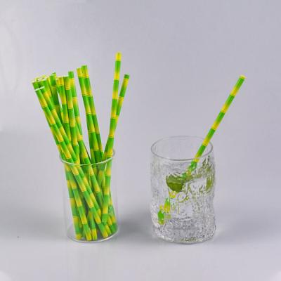 China High Precision Customized Stored Logo Milk Tea Shop Disposable Environmental Friendly Paper Straws for sale