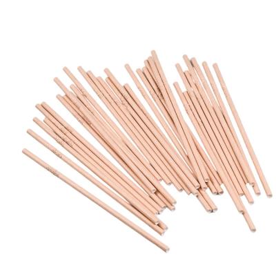 China Stocked sustainable use of custom cowhide color greening and environmental friendly paper straws for sale