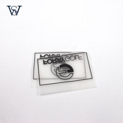 China Sustainable Luxury Custom Printing Clear Plastic Merchandise TPU Label Plastic Clothing Tags For Clothing Shoes Label for sale