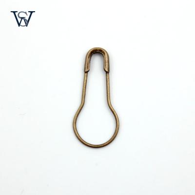 China Custom Fancy Clothing Label Hang Tag Safety Pin China Pear Safety Pins for sale