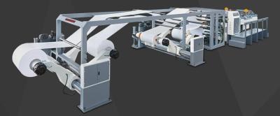 China Riesiges Rollenslitter Rewinder, DFJ-1400G Drehblatt-Papier-Blatt-Trennsäge zu verkaufen