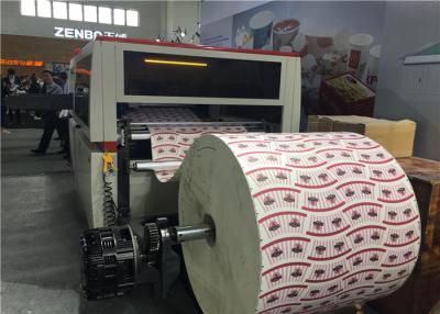 China White Roll Paper Flatbed Die Cutting Machine With Embossing Creasing for sale