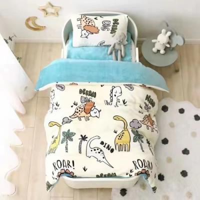 China Kids Bedding Sets Kindergarten Three Piece Bedding Comforter Blanket Baby Nap Bed Busybaby Cotton Kids Comforter for sale