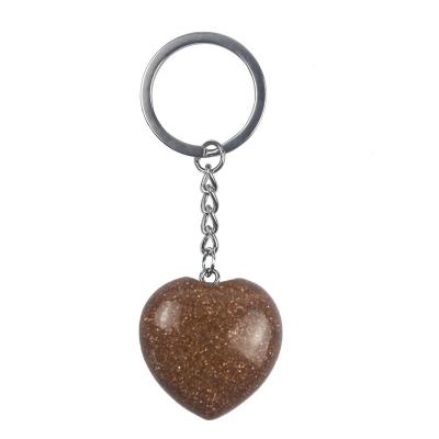 China Business Gift Customized Stone Opens Designers Heart Shape Key Chain Palm Stones Bracelet Agate for sale