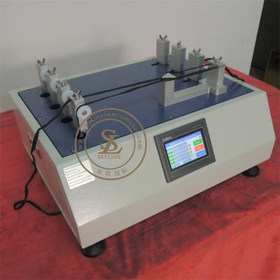 China SATRA PM 154 Rub Resistance Tester , 4 Test Groups Shoelace Abrasion Resistance Tester for sale