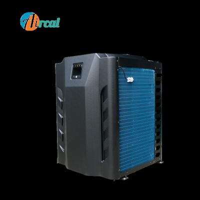 China Swimming pool exterior wall heat pump R32 vertical air source heat pump swimming pool for sale