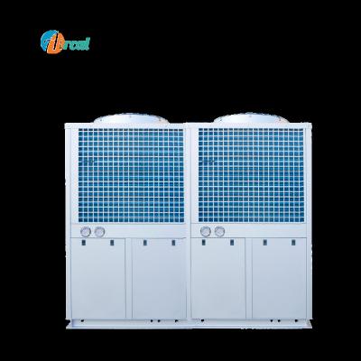 China 90KW R32 outdoor hotel high temperature direct heating for swimming pool high power heat pump for sale