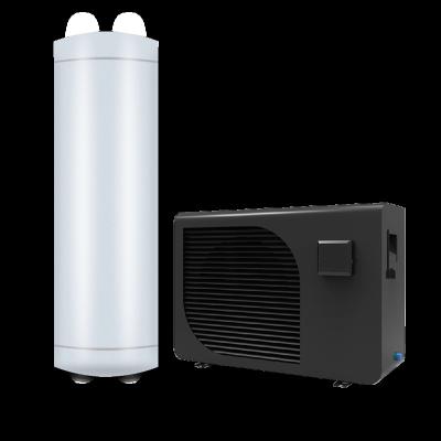 China Outdoor Low Noise Wall Mounted Split Hot Water Heat Pump Heater All In One for sale