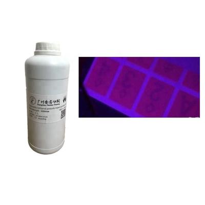 China Will Invisible Under Best Quality Infrared Light Selling Infrared Absorbent Ink For Printer Ink Security Ink Green And Red Color for sale