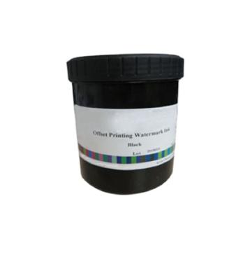 China Environmental Protection Watermark Ink Clearing Screen Printing Black for sale