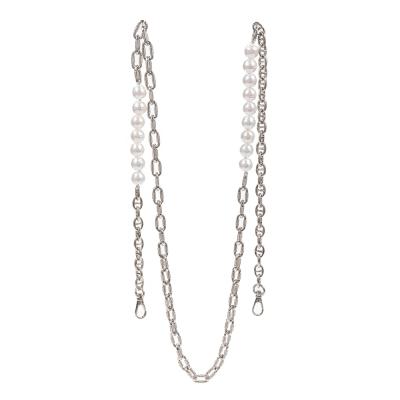 China Bag Accessories Chunky Chain Mixed Hammered Texture Beads Bag Chain Wholesale Big Beads Long Length Suit For Women Jewelry for sale