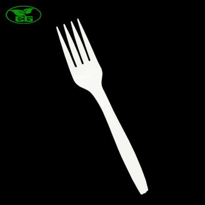 China Disposable Wholesale Cheap Environmental Biodegradable Cornstarch Restaurant Spoon Fork Set Cutlery for sale