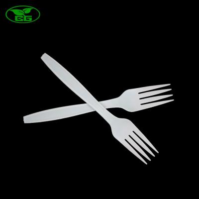 China Disposable high quality cornstarch spoon and high quality fork and knife for sale