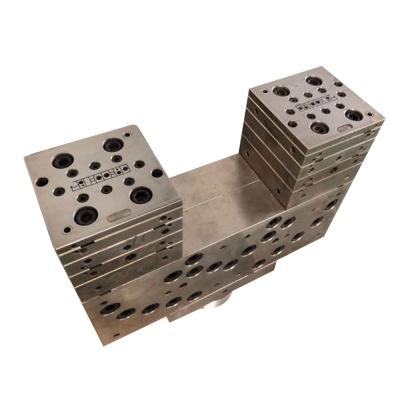 China WPC PVC Pipe Extrusion Die Design Mould with Electroplating Polishing Surface Treatment for sale