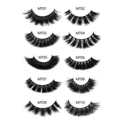 China Wholesale Natural Mink Lashes Cruelty Free Long False Eyelash OEM ODM ODM 3D Mink Lashes Real Mink Eyelashes for sale