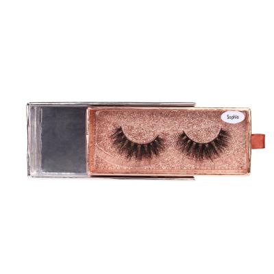 China Wholesale natural long thick eyelashes natural 3d false mink eyelashes European and American false eyelashes mink hair for sale