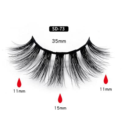 China Long Beautiful Full Strip Tresluces Wholesale Fairy Curly Russian Thick 6D Soft Mink Lashes by Mink Eyelashes Pink Box Soft Natrual for sale