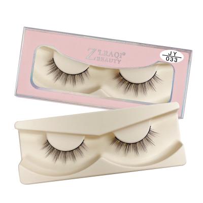 China 3D Style Mink Eyelashes Soft Comfortable Tresluce Natrual OEM Natural Different Box OEM Mink Fur Eyelashes Paper Pink for sale