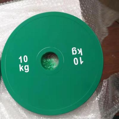 China Home Use Steel Barbtop Selling 10kg 25kg Steel Cast Iron Calibrated Weight Plates for sale