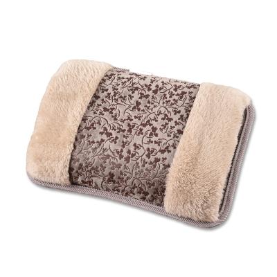 China Portable FLANNEL Hand Warmer Rechargeable Heater Bag Electric Hot Water Bottle for sale