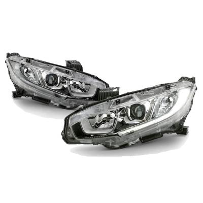 China Front Headlight Headlamp Car Light Lamp Assembly For Honda Civic 2016-2018 Type R WZ-SY16-001A L/R for sale