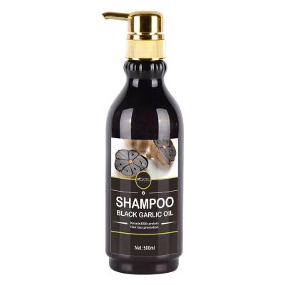 China MOKERU Loss Prevention Black Garlic Oil Shampoo Hair Nourishing Anti Itchy Black Garlic Oil Shampoo for sale