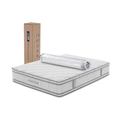 China Super King Size Bed Mattress 12 Inch Hypoallergenic Orthopedic Pocket Double Side Springs In A Box for sale