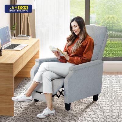 China Canvas Fabric (Other) OEM Adjustable Leisure Reading Recliner Sofa Chair Apartment Use Adjustable Sofa for sale