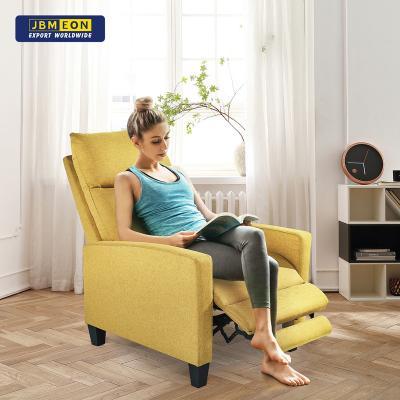 China Modern Recliner Sofa Chair Home Hotel Use OEM Leisure Fabric Lazy Reading Sofa (Other) Light Color Adjustable for sale