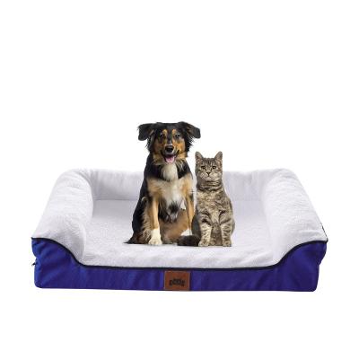 China JBM ÉON Egg-Crate Waterproof Removable Orthopedic Foam Dog Luxury Pet Bed for sale