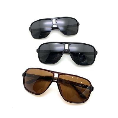 China 2022 Fashion Sunglasses Factory Price PC Metal Polarized Oversized Branded Fashion Sunglasses for sale