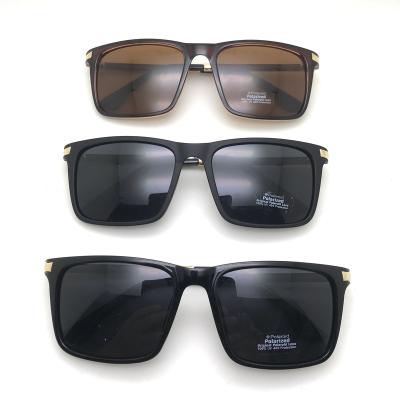 China 2022 Fashion Sunglasses New Arrivals Men Square Shades Male Polarized Sun Glasses for sale