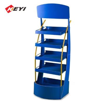 China Custom Exhibition Hardware Store Metal Shelves /metal Display Rack for sale